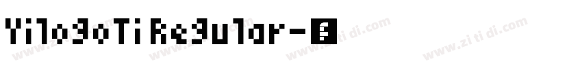YilogoTi Regular字体转换